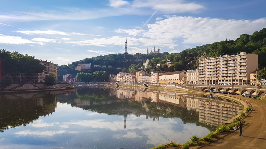 Les berges de Lyon