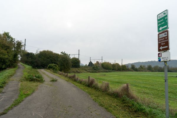 Arrivée à l'escagotière de Warnant